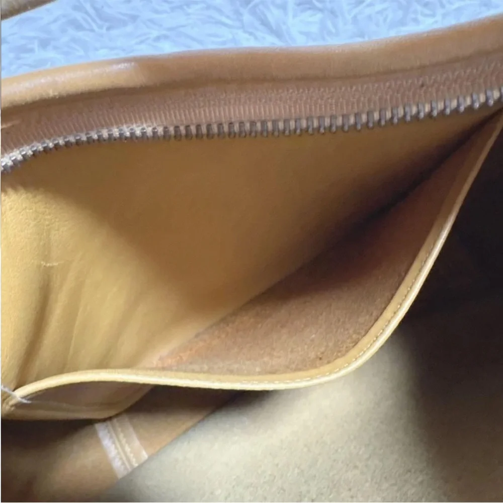 Coach Caramel Leather Hobo Bag - Picture 9 of 13